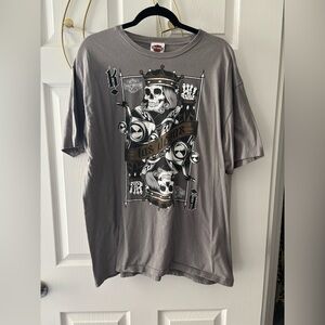 Harley Davidson Las Vegas Graphic Gray T-Shirt